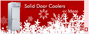 solid door commercial cooler