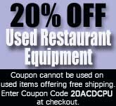 Free Shipping On Used Restaurant Equipment 