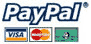 We accept Paypal, American Express, MasterCard and Visa